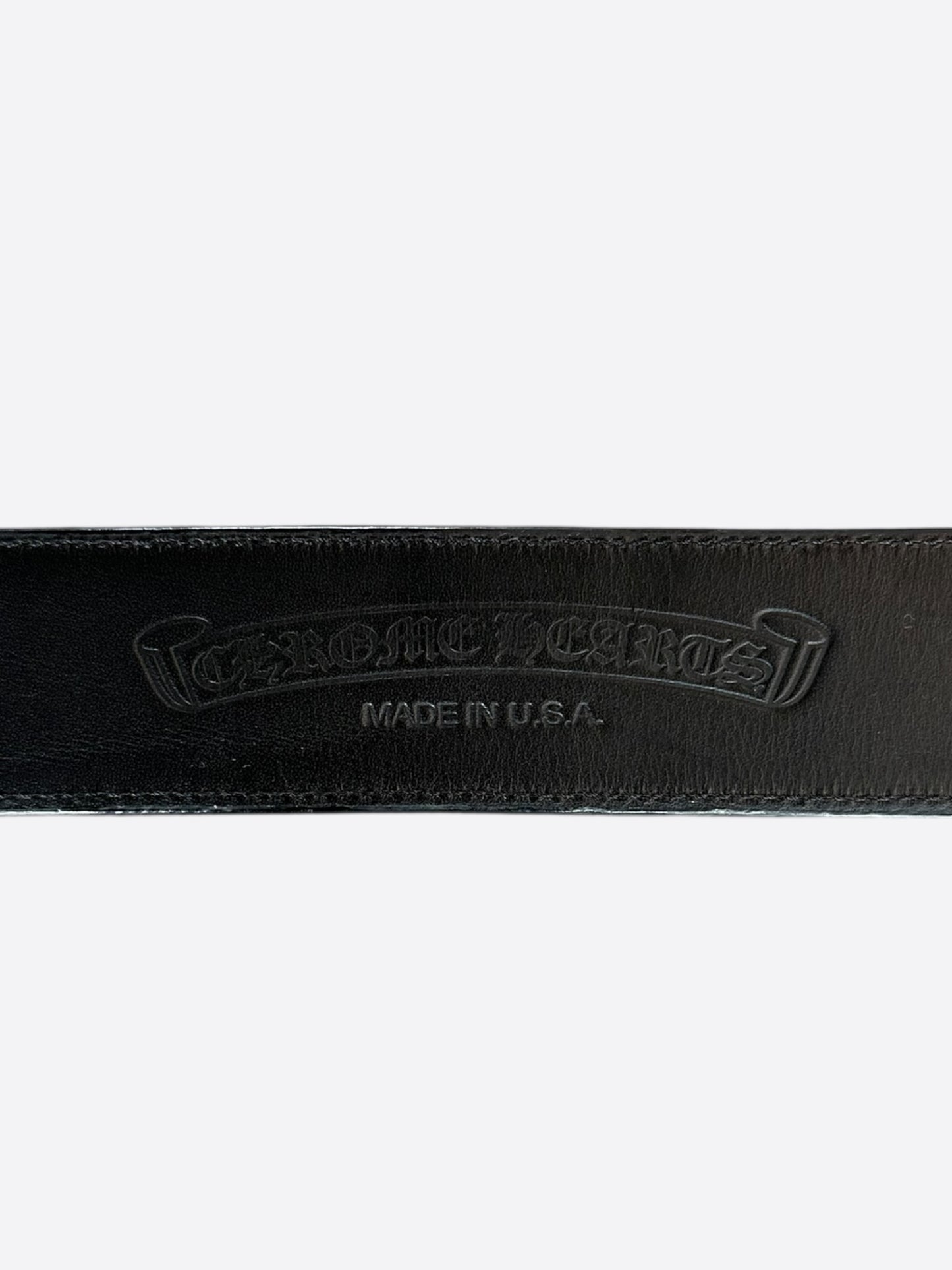 Chrome Hearts Black & Multicolor Cross Patch Belt