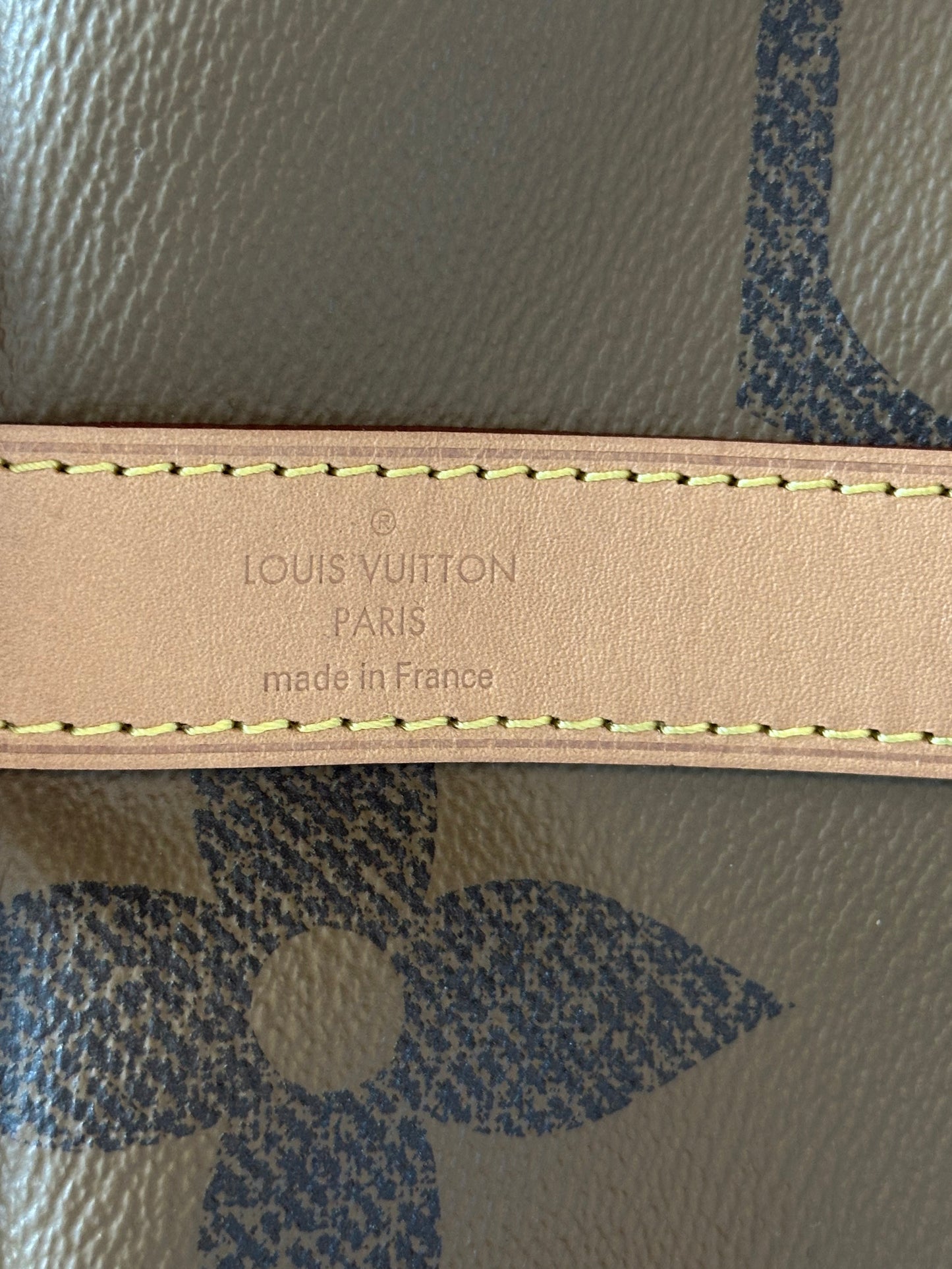 Louis Vuitton Brown Giant Reverse Monogram Keepall 50