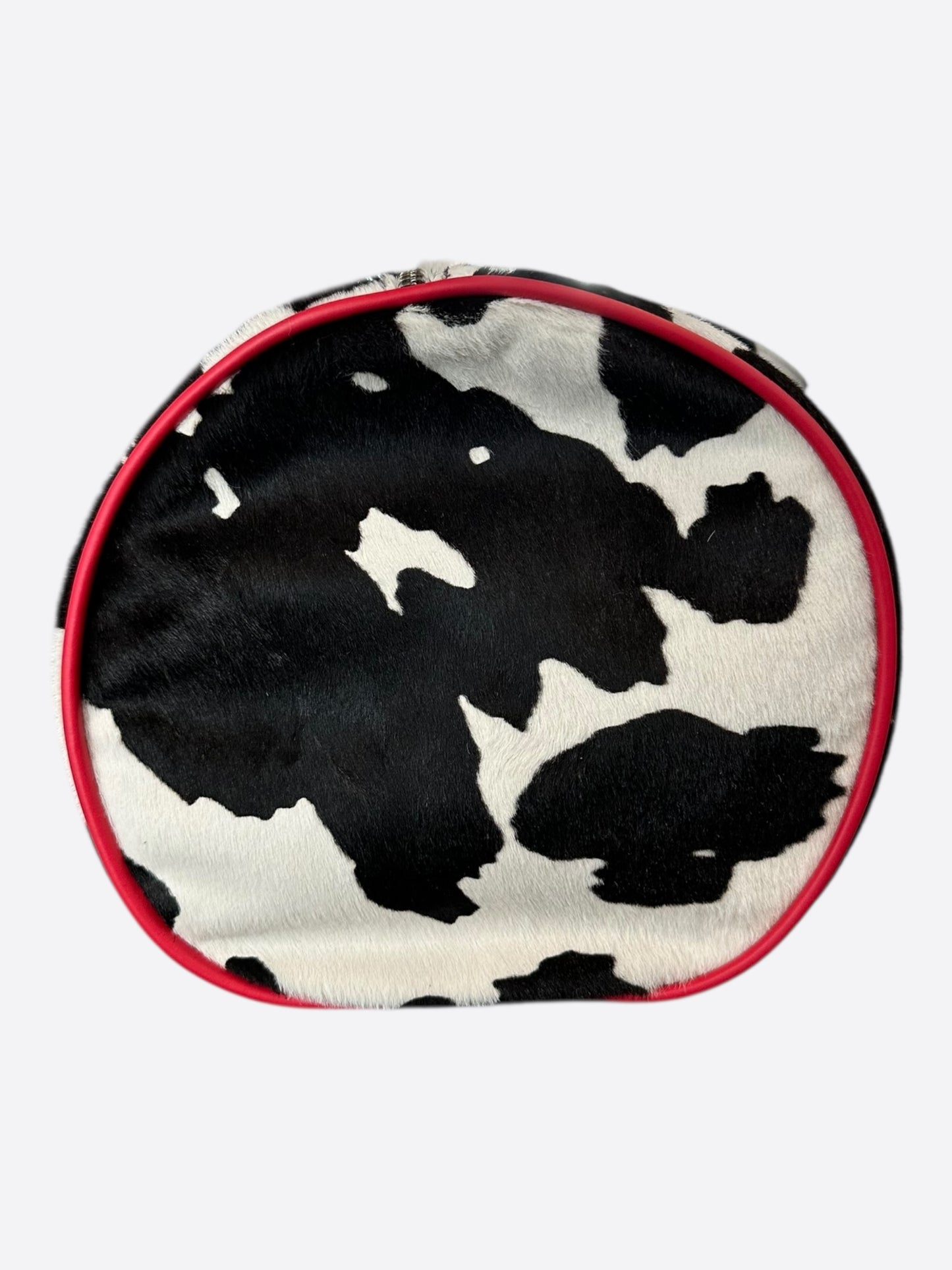 Chrome Hearts Red Cross Patch Cow Mini Duffel Bag