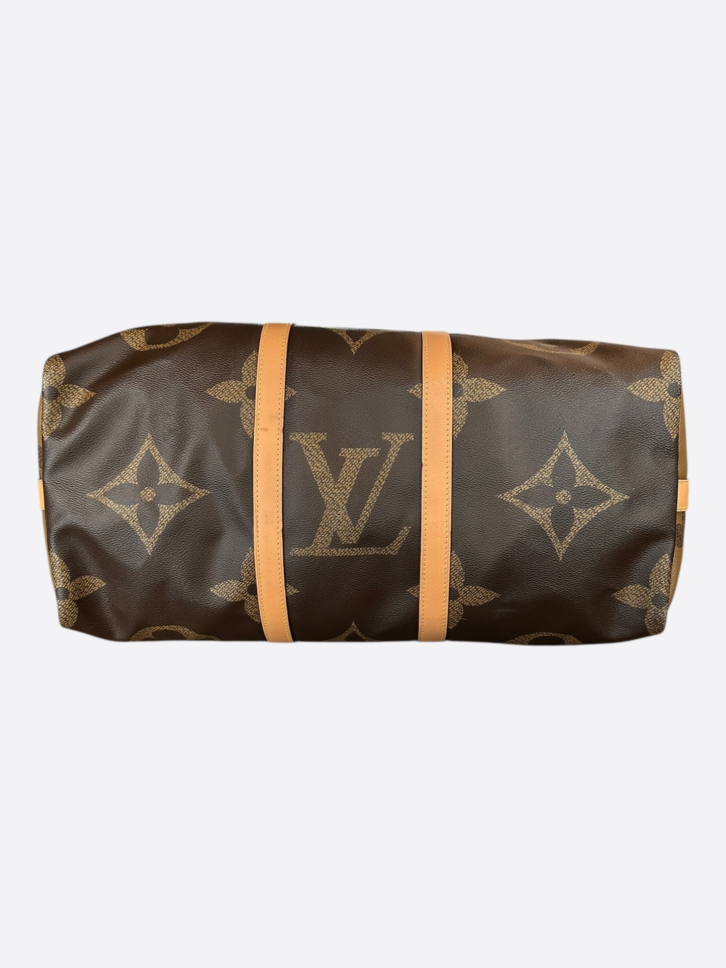 Louis Vuitton Brown Giant Reverse Monogram Keepall 50