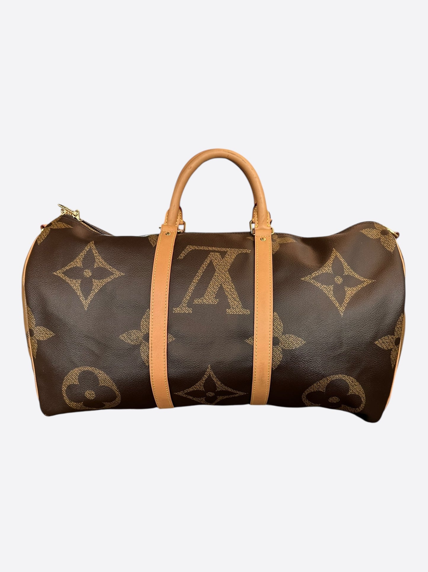 Louis Vuitton Brown Giant Reverse Monogram Keepall 50