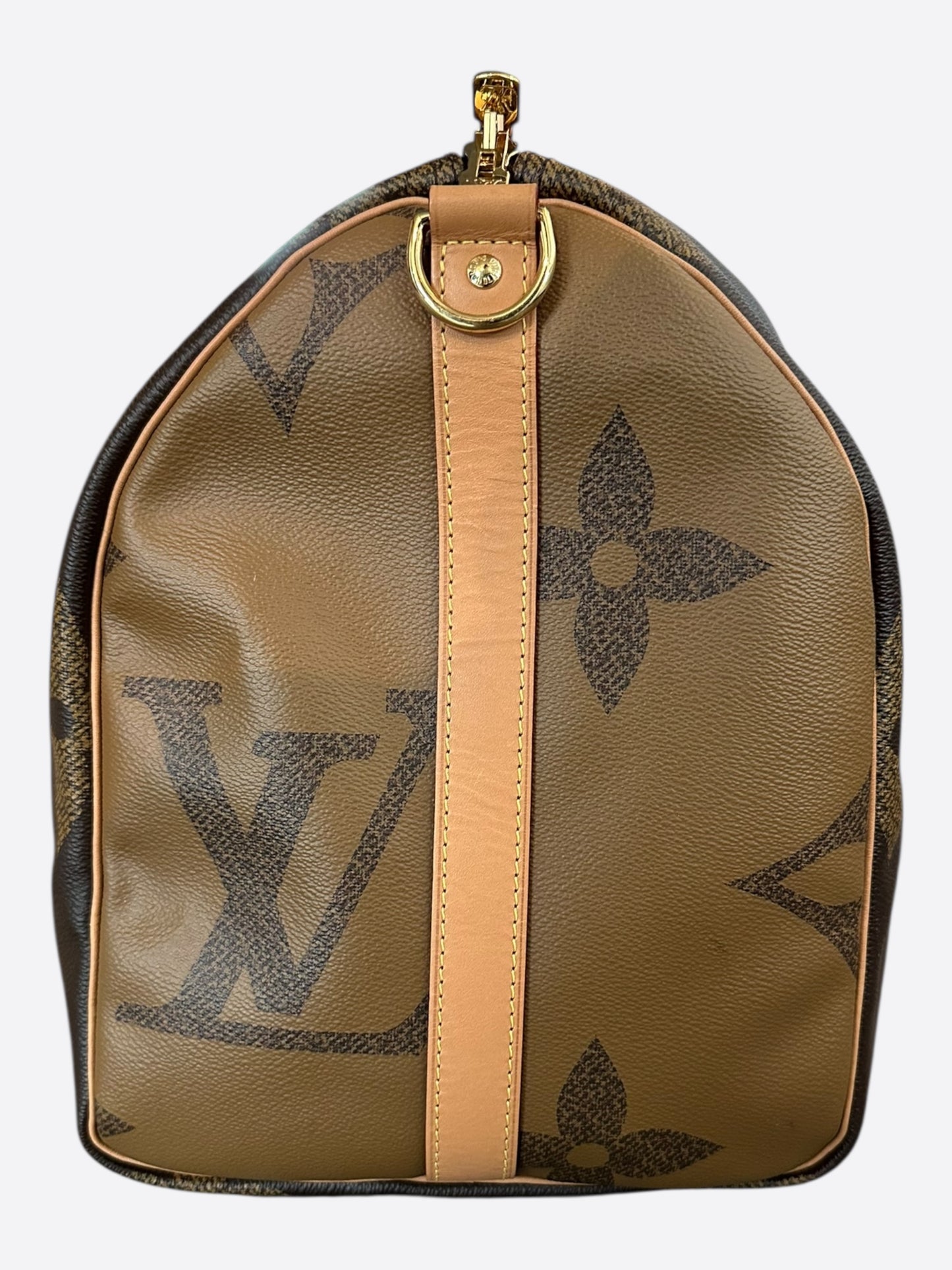 Louis Vuitton Brown Giant Reverse Monogram Keepall 50