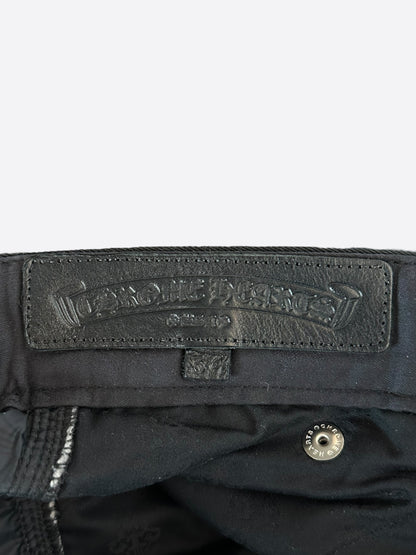Chrome Hearts Black Nylon Quilted Chomper Carpenter Pants