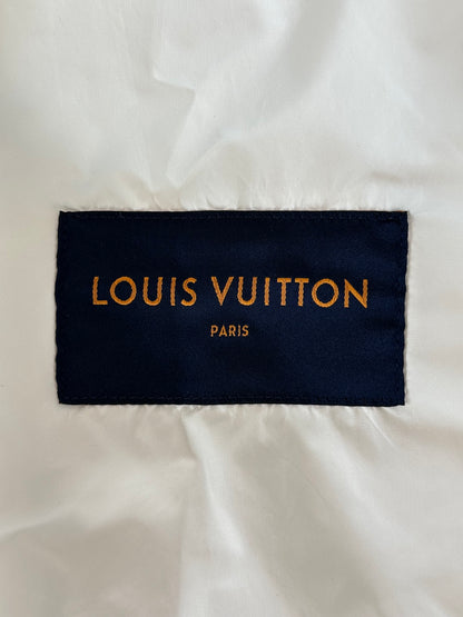Louis Vuitton White Multicolor Flower Monogram Windbreaker