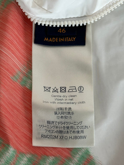 Louis Vuitton White Multicolor Flower Monogram Windbreaker