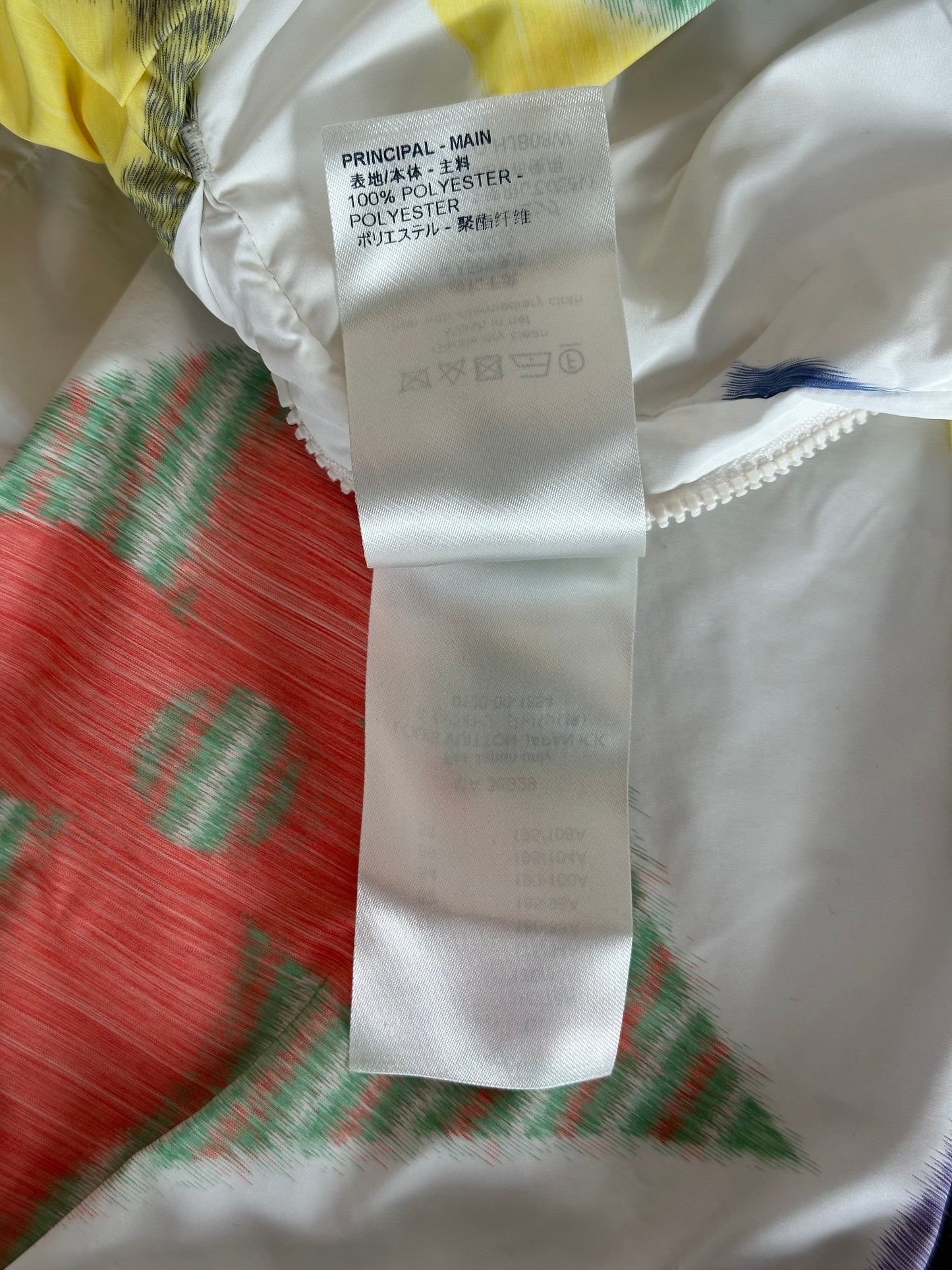 Louis Vuitton White Multicolor Flower Monogram Windbreaker