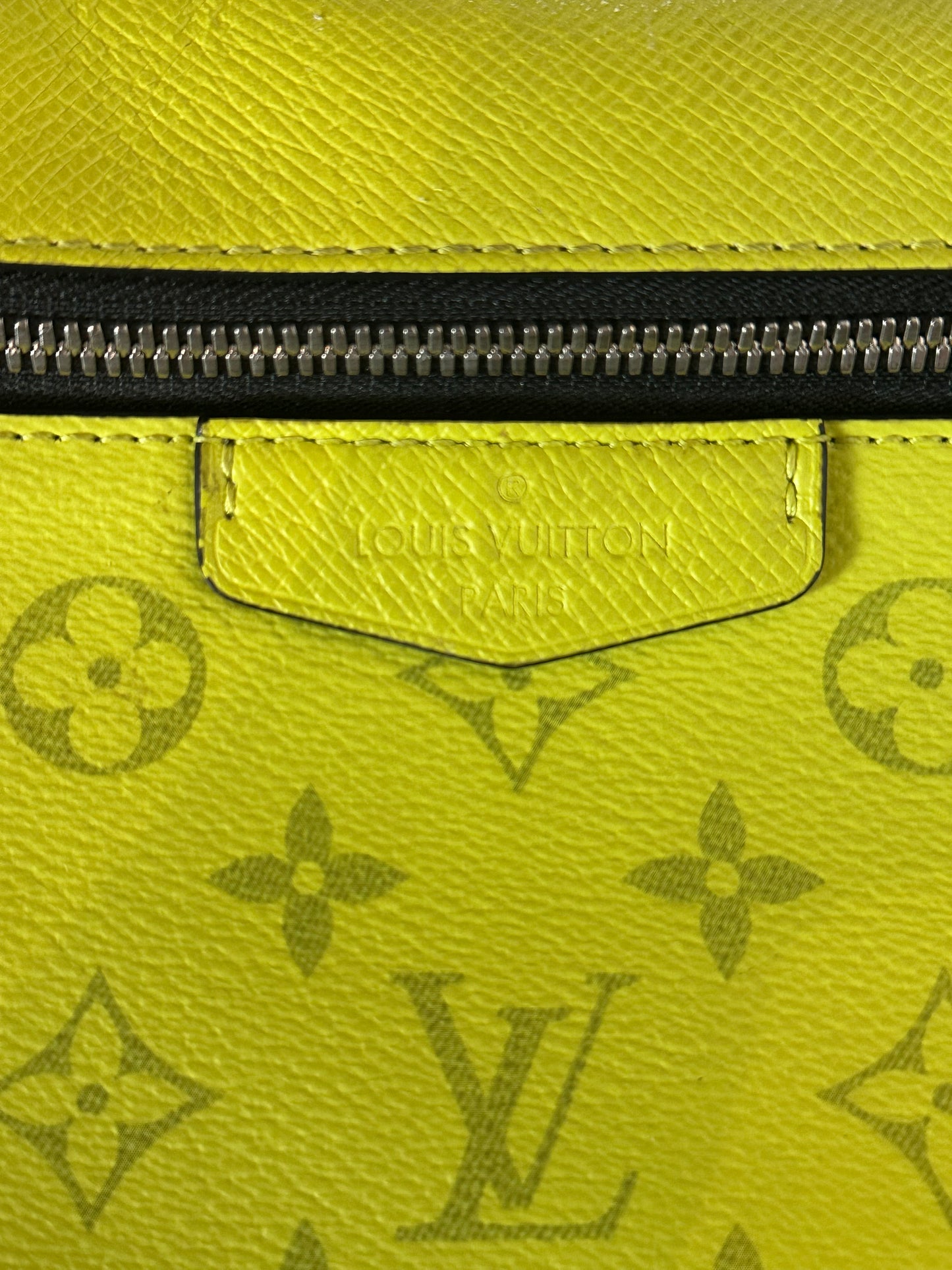 Louis Vuitton Yellow Taigarama Monogram Outdoor Messenger Bag