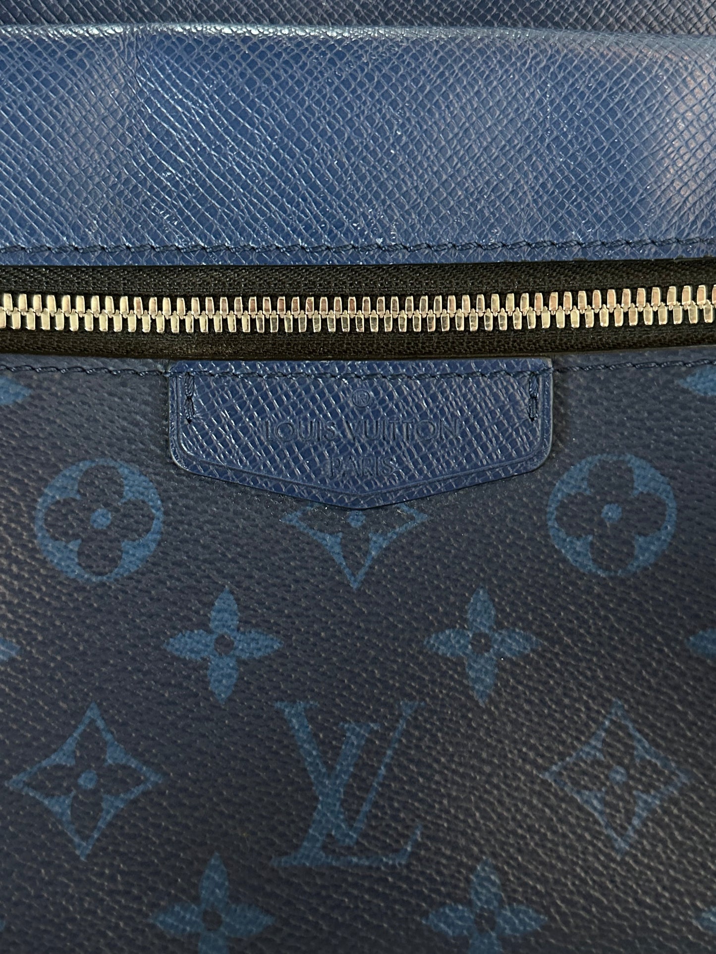 Louis Vuitton Blue Taigarama Monogram Outdoor Messenger Bag