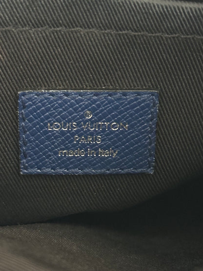 Louis Vuitton Blue Taigarama Monogram Outdoor Messenger Bag
