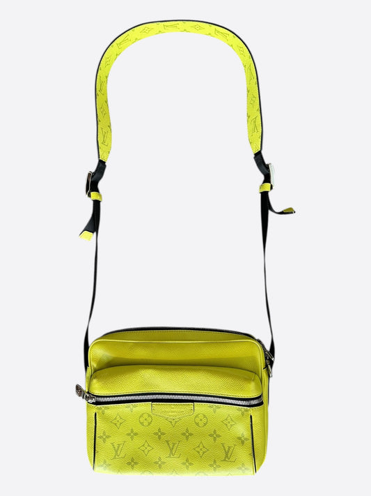 Louis Vuitton Yellow Taigarama Monogram Outdoor Messenger Bag