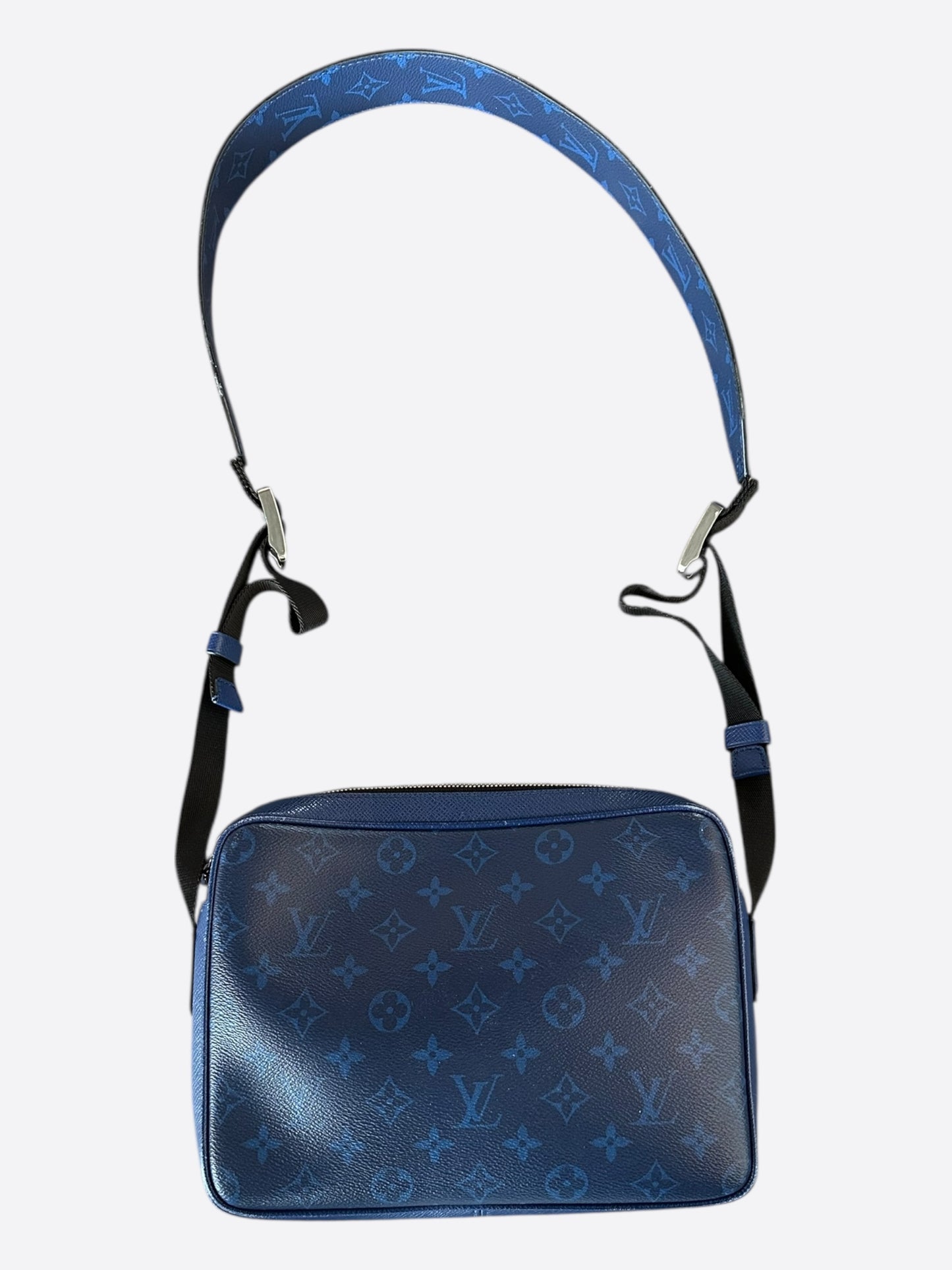 Louis Vuitton Blue Taigarama Monogram Outdoor Messenger Bag