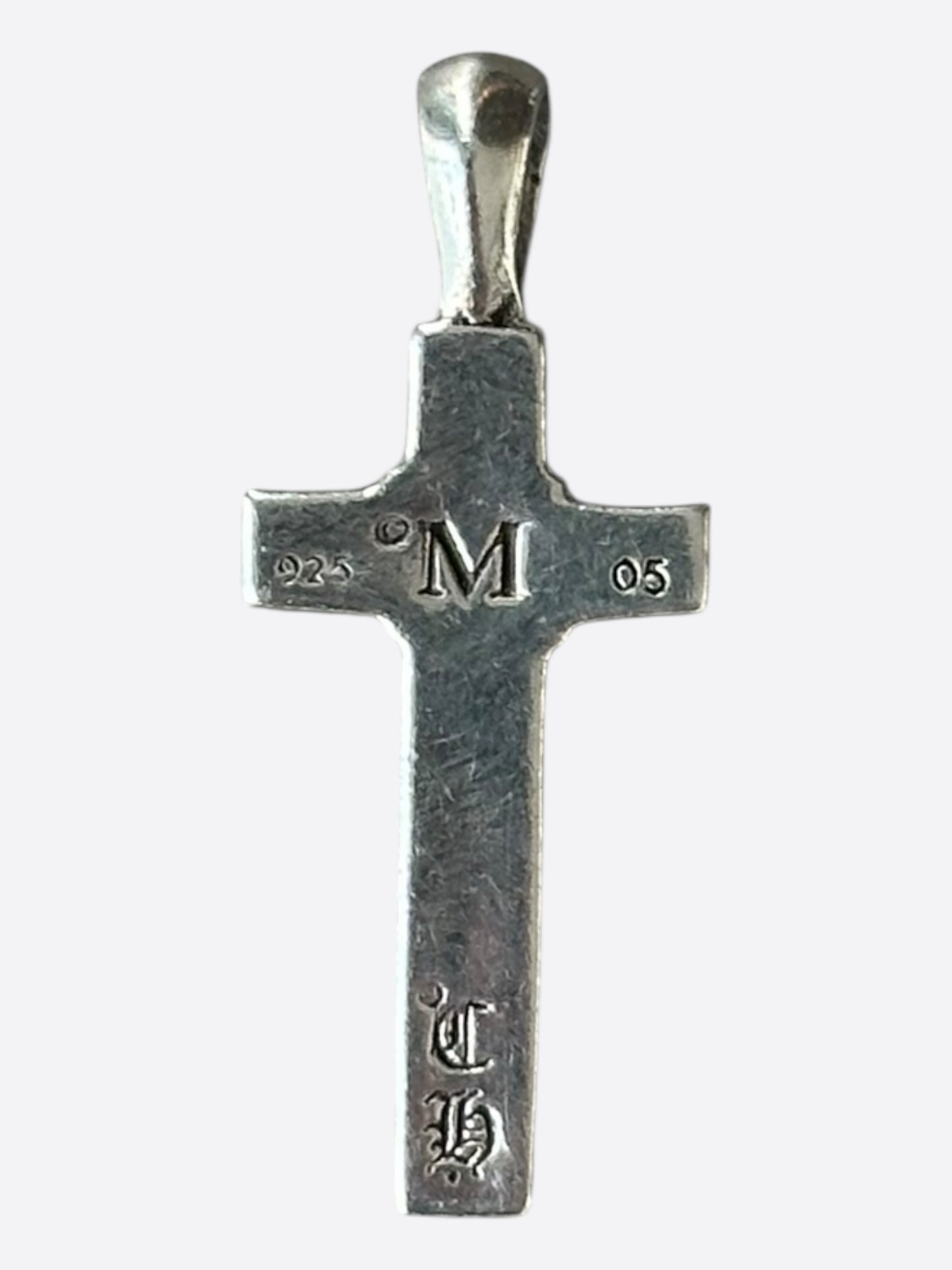Chrome Hearts Silver Mapplethorpe Cross Pendant