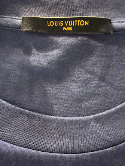 Louis Vuitton Blue & White Monogram Gradient T-Shirt