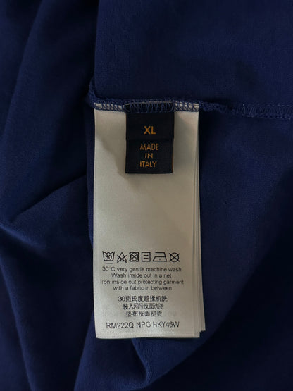 Louis Vuitton Blue & White Monogram Gradient T-Shirt