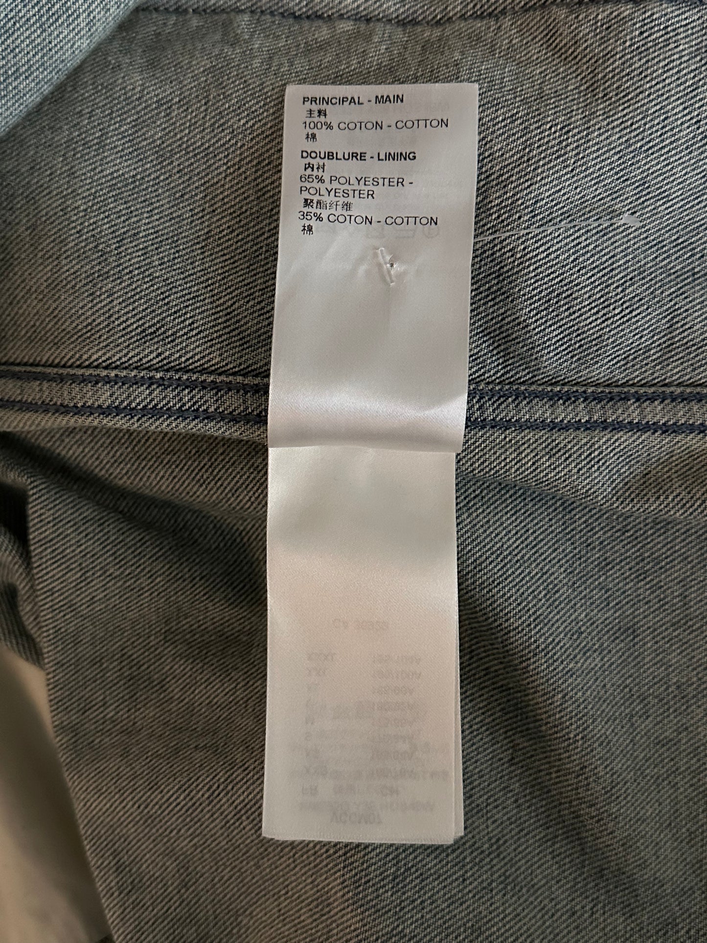 Louis Vuitton Blue Monogram Workwear Denim Shirt