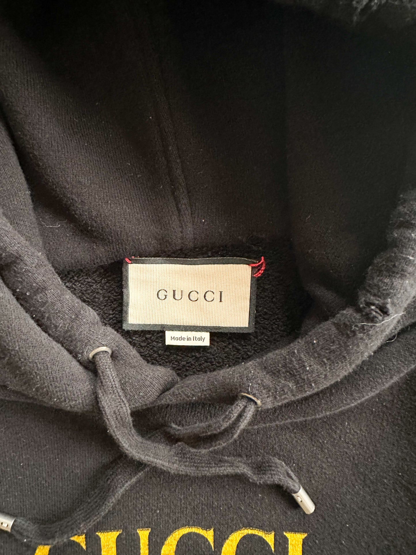 Gucci Black Bootleg Logo Hoodie