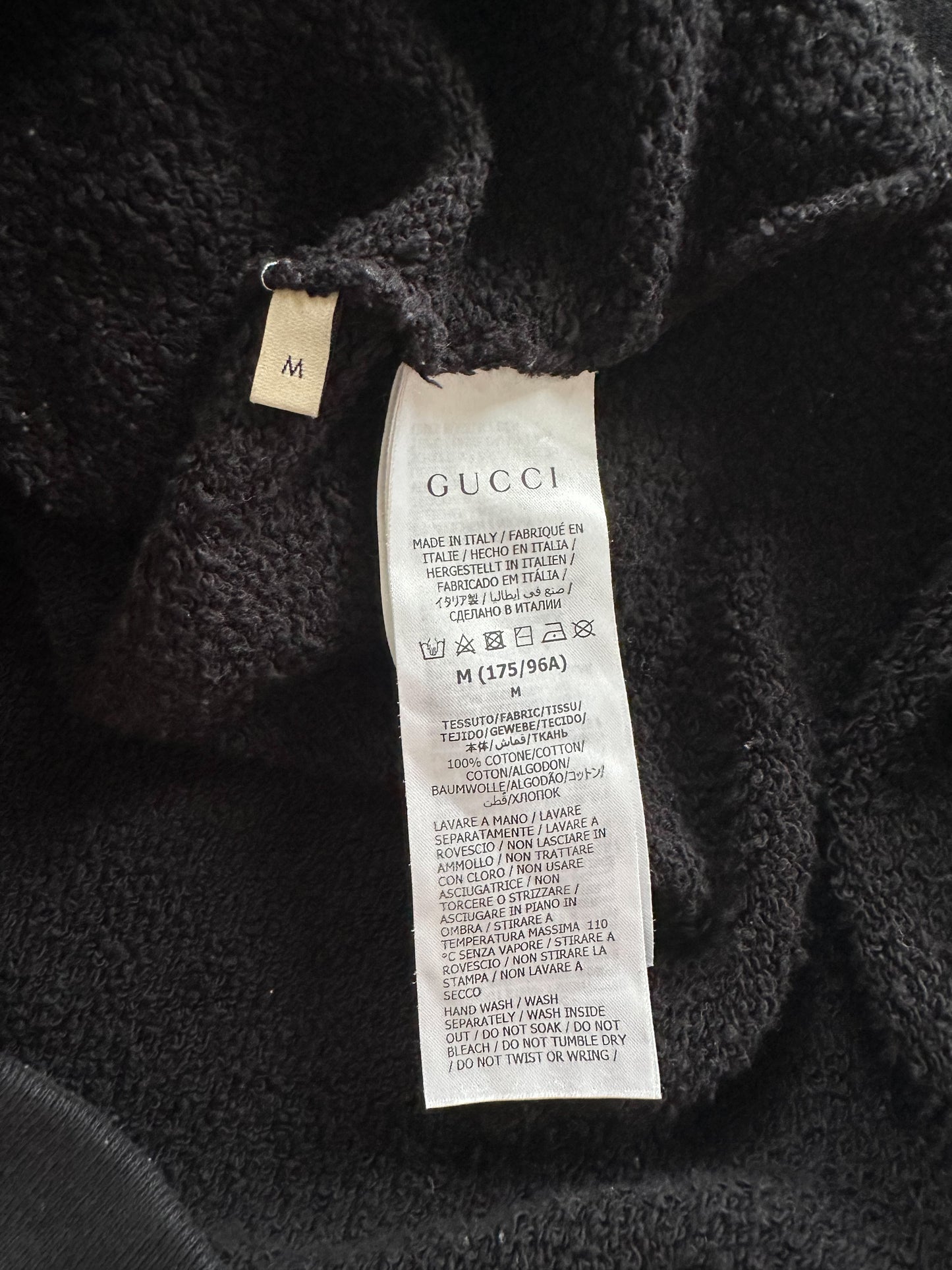 Gucci Black Bootleg Logo Hoodie