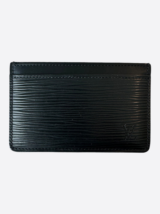 Louis Vuitton Black EPI Logo Cardholder