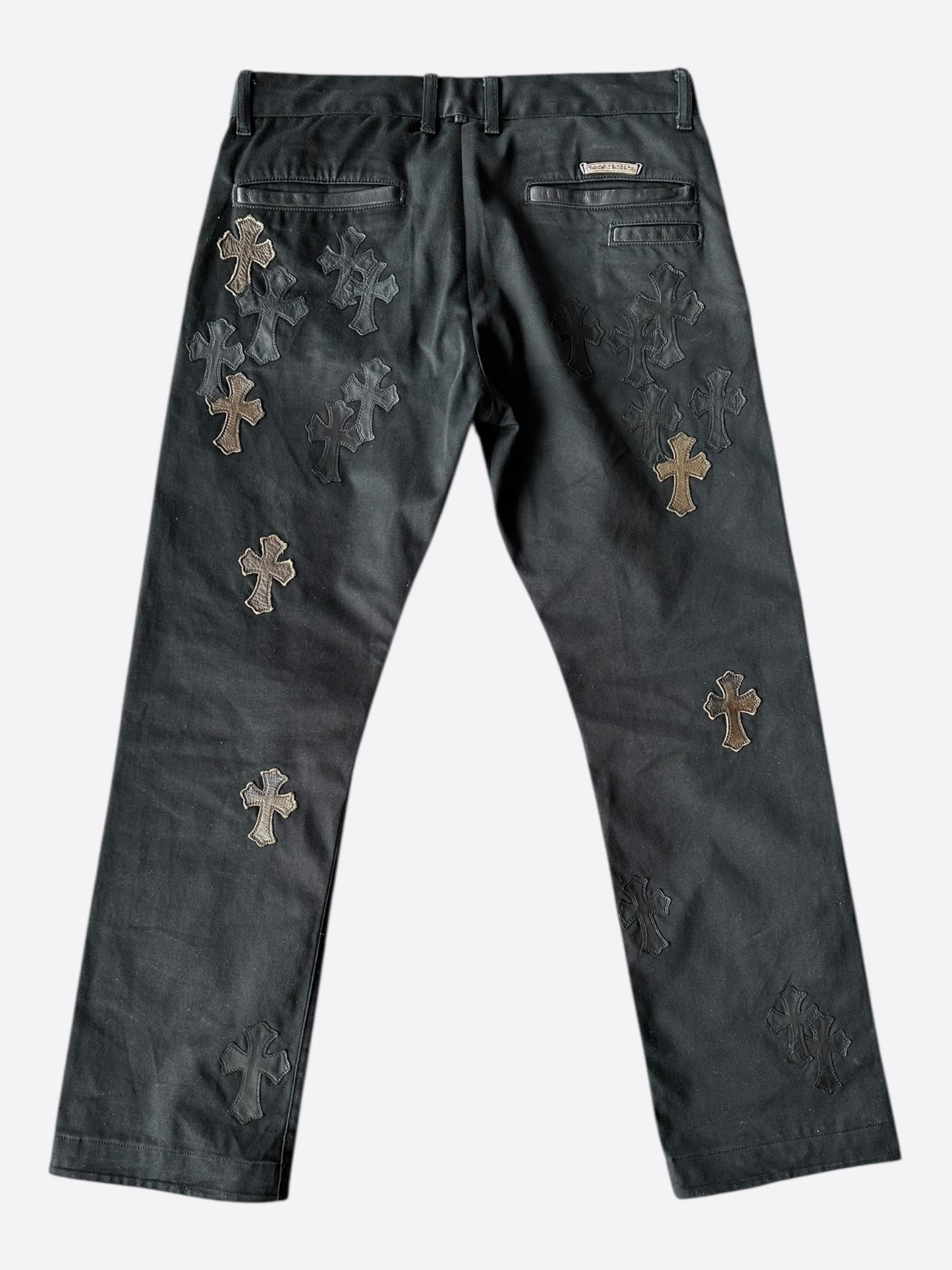 Chrome Hearts Black Camouflage Cross Patch Chino Pants