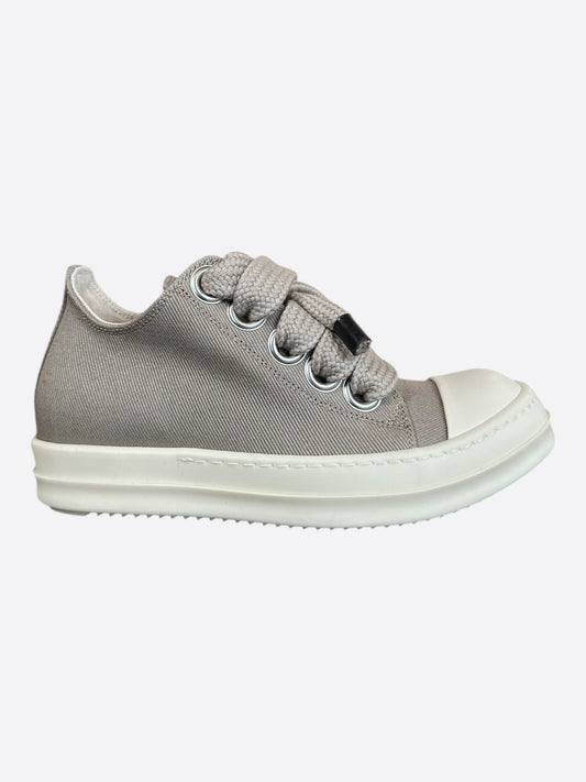 Rick Owens Light Brown Jumbo Lace Women's Low Top Sneakers