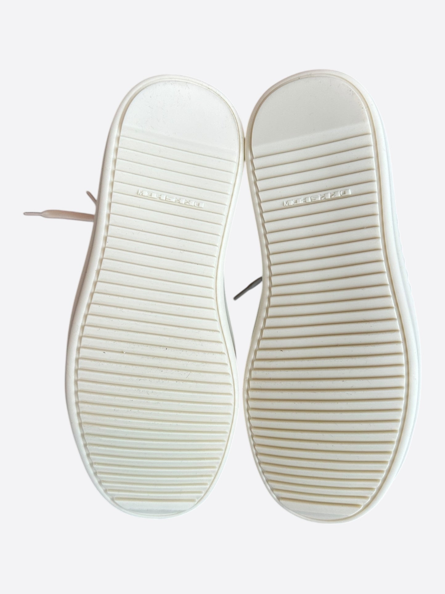 Rick Owens Blue & Orange Gradient Women's High Top Sneakers