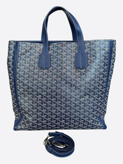 Goyard Navy Voltaire Tote Bag