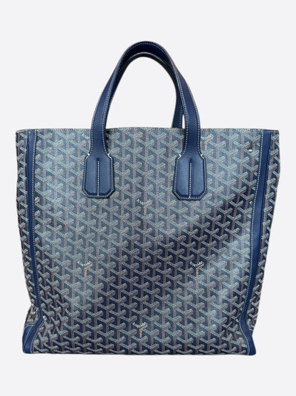 Goyard Navy Voltaire Tote Bag