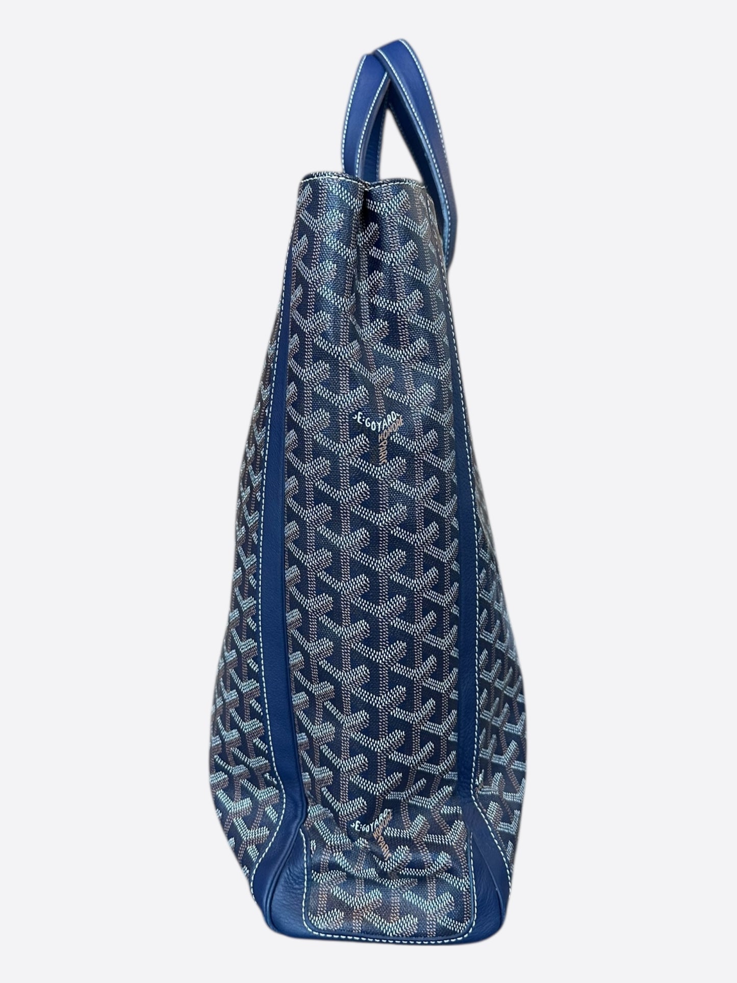 Goyard Navy Voltaire Tote Bag