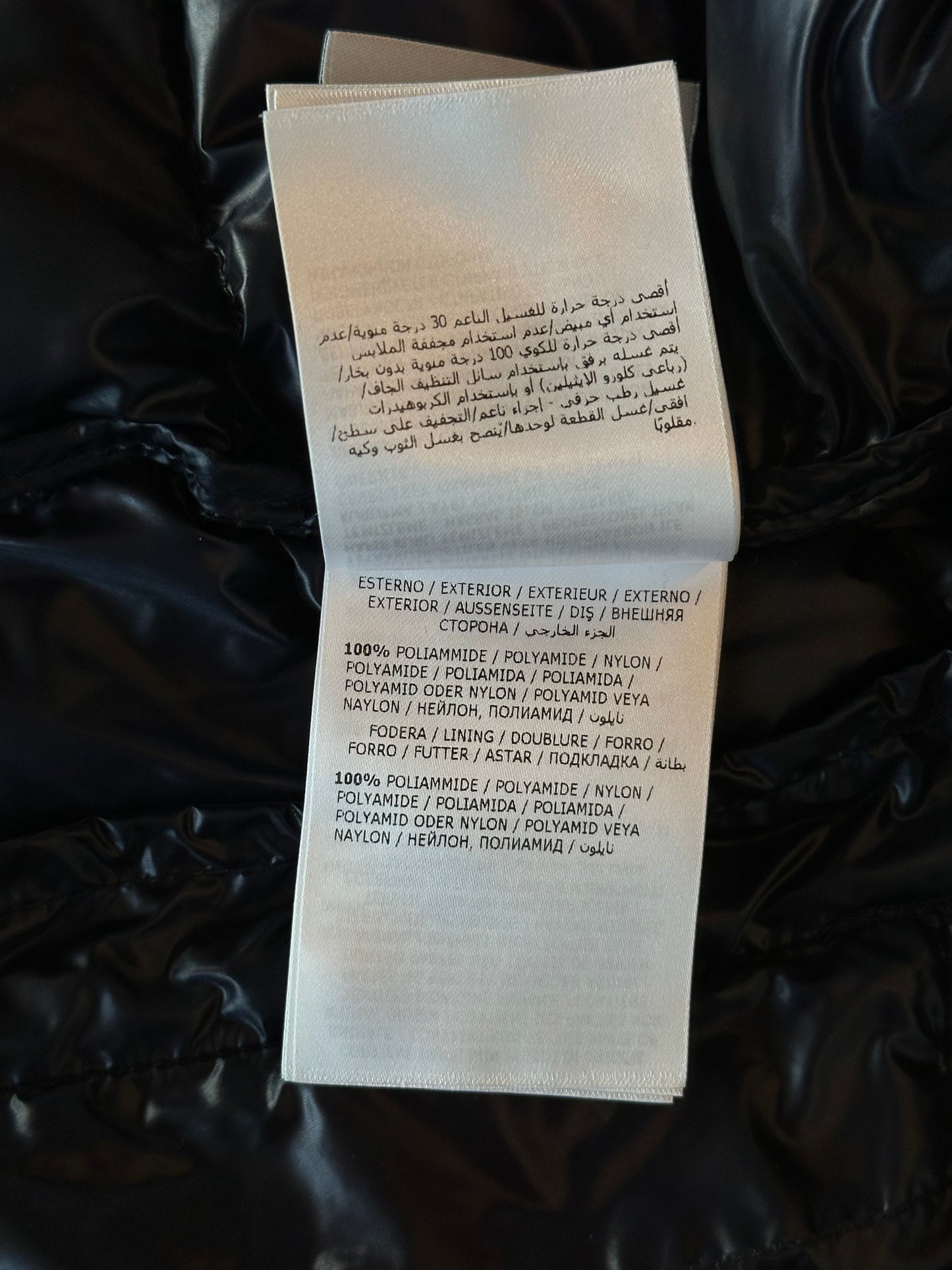 Moncler Navy Acorus Down Jacket