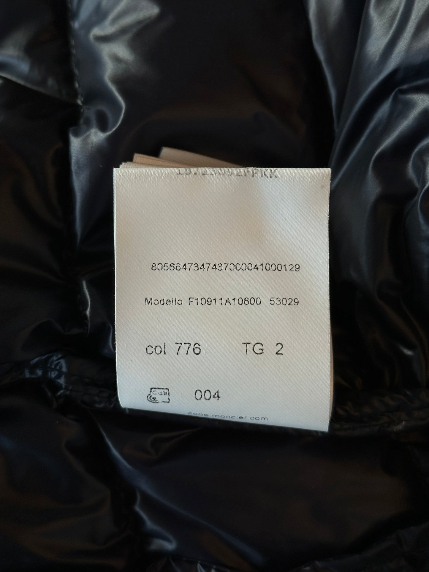 Moncler Navy Acorus Down Jacket