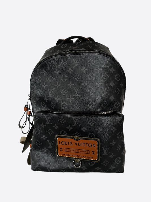 Louis Vuitton Monogram Eclipse Gaston Discovery Backpack