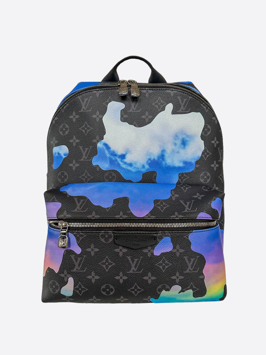 Louis Vuitton Blue Monogram Eclipse Online Exclusive Discovery Backpack