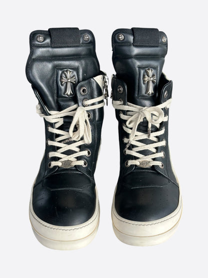 Rick Owens Chrome Hearts Black & White Geobaskets