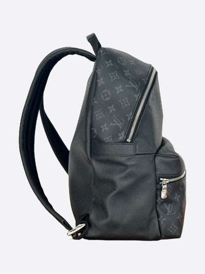 Louis Vuitton Black Taigarama Monogram Discovery Backpack