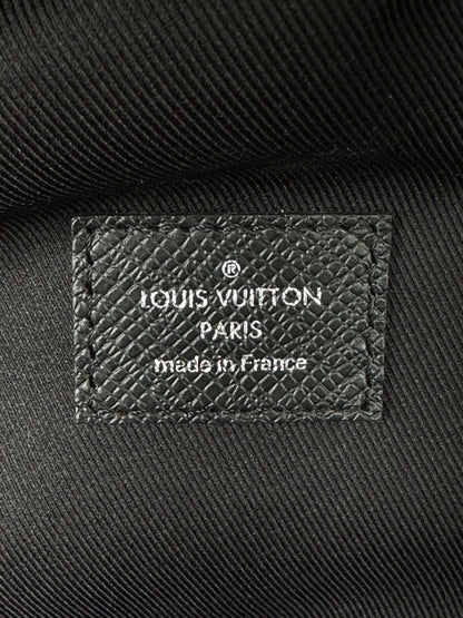 Louis Vuitton Black Taigarama Monogram Discovery Backpack