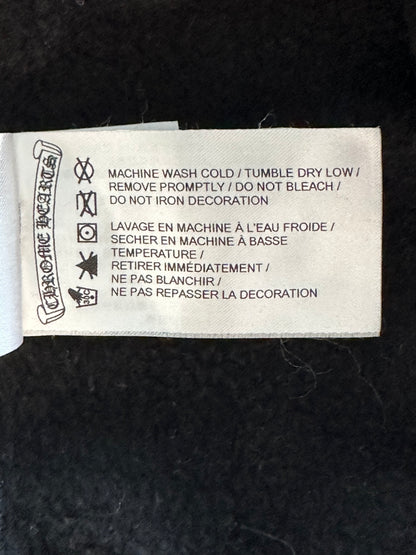 Chrome Hearts Black & White T-Bar Logo Hoodie