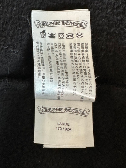 Chrome Hearts Black & White T-Bar Logo Hoodie