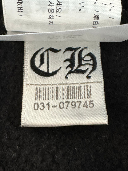 Chrome Hearts Black & White T-Bar Logo Hoodie