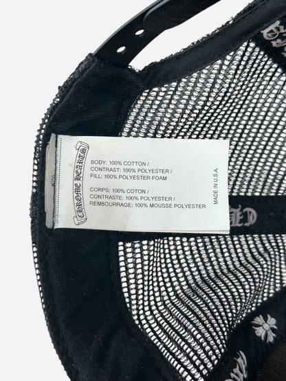 Chrome Hearts Black & White Las Vegas Trucker Hat