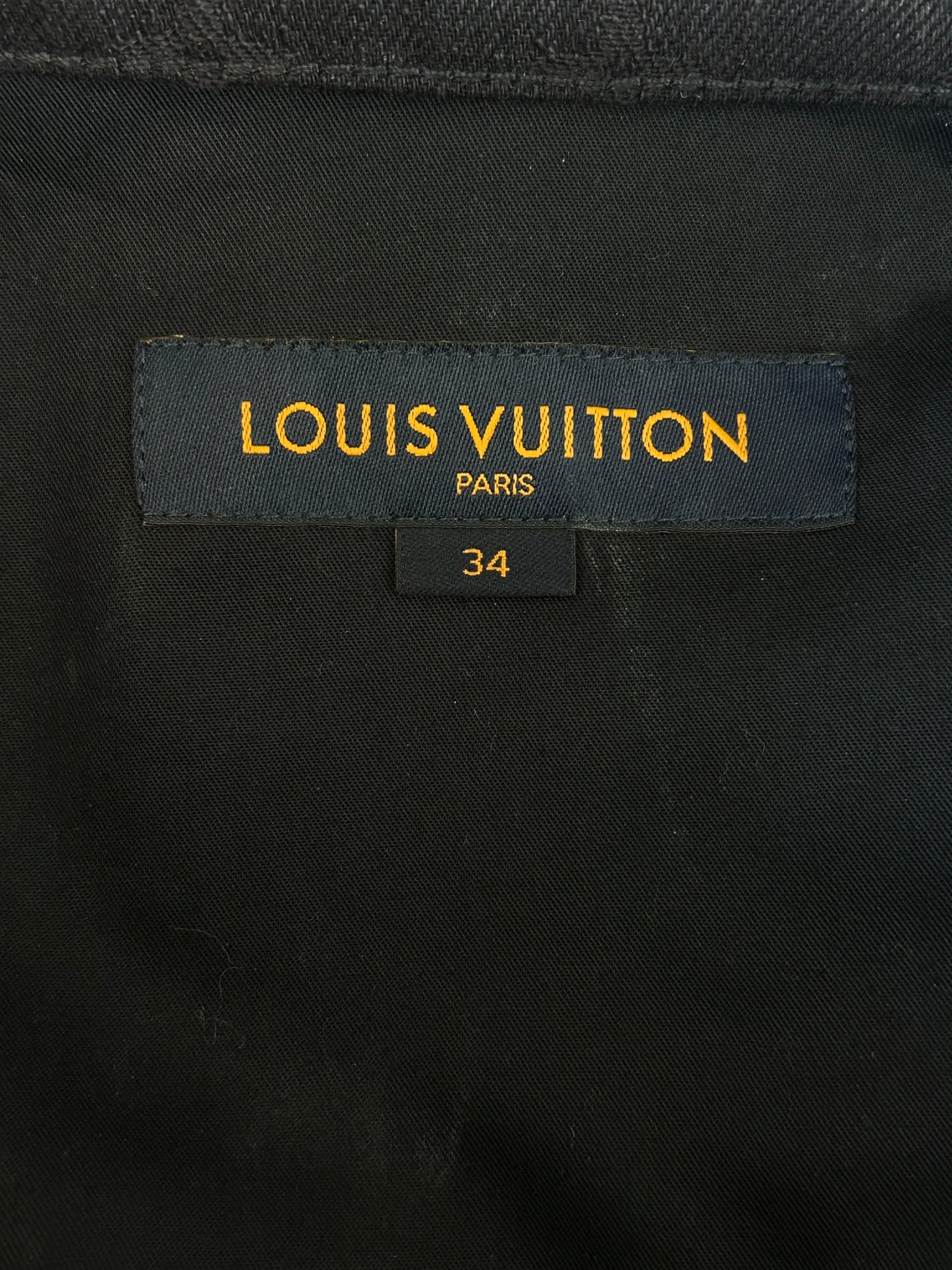 Louis Vuitton Navy Monogram Watercolor Jeans