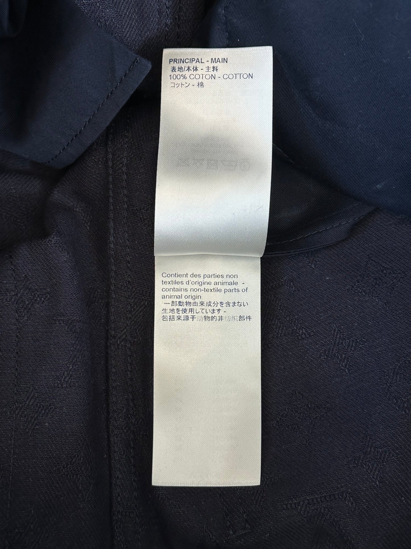 Louis Vuitton Navy Monogram Watercolor Jeans