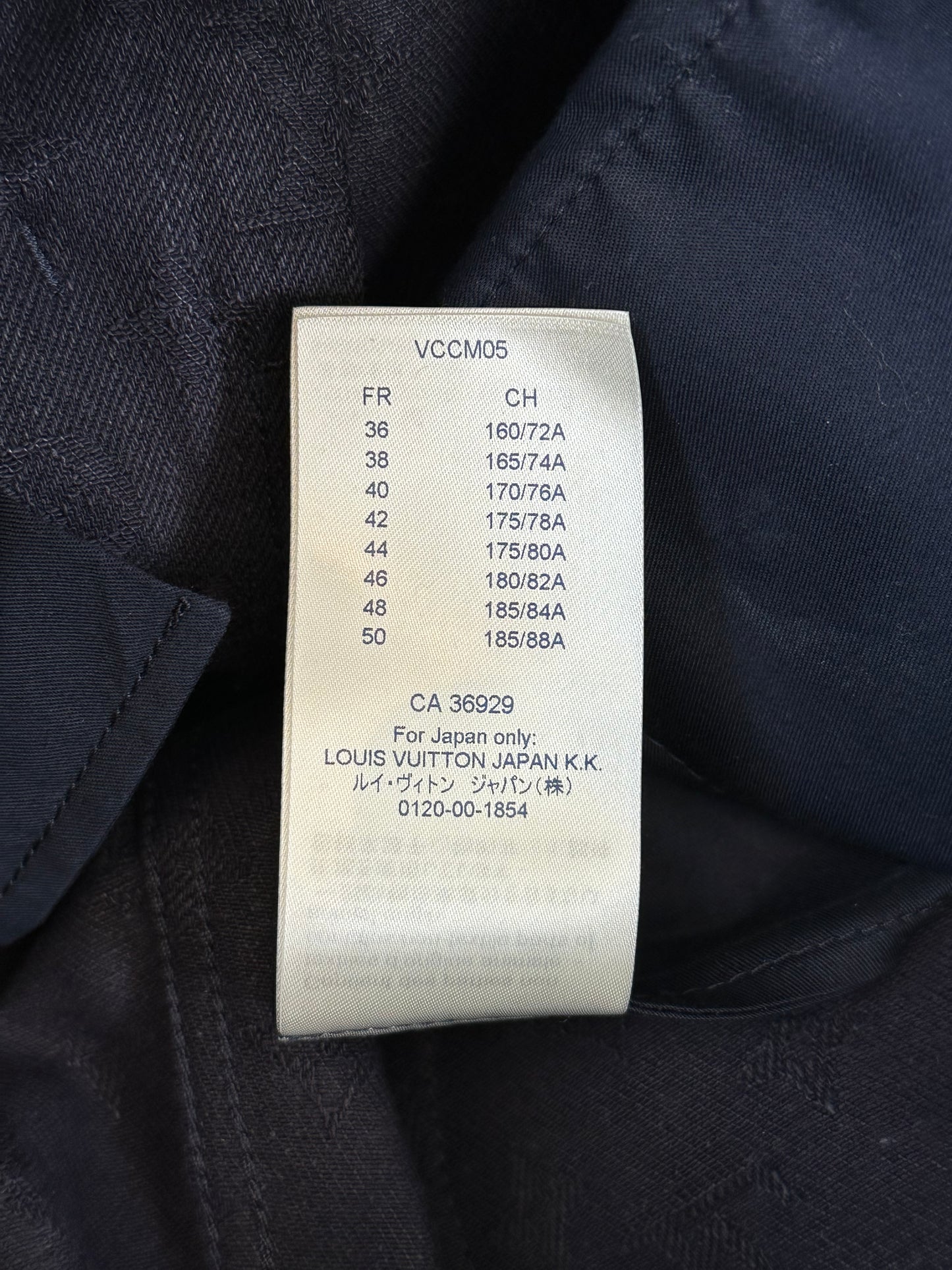 Louis Vuitton Navy Monogram Watercolor Jeans