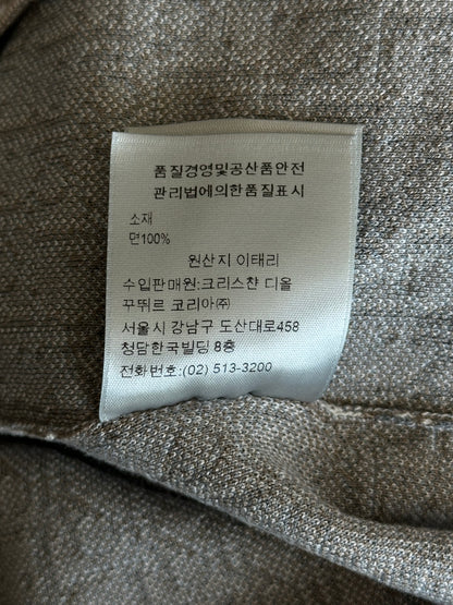 Dior Beige & Brown Oblique Button Up Shirt