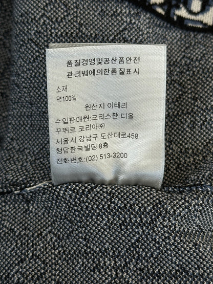 Dior Beige & Blue Oblique Button Up Shirt