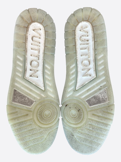 Louis Vuitton Black Monogram Eclipse Suede Trainers