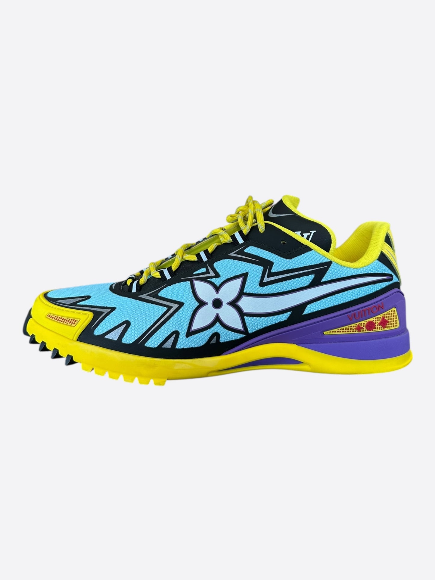 Louis Vuitton Yellow & Blue Sprint Sneakers