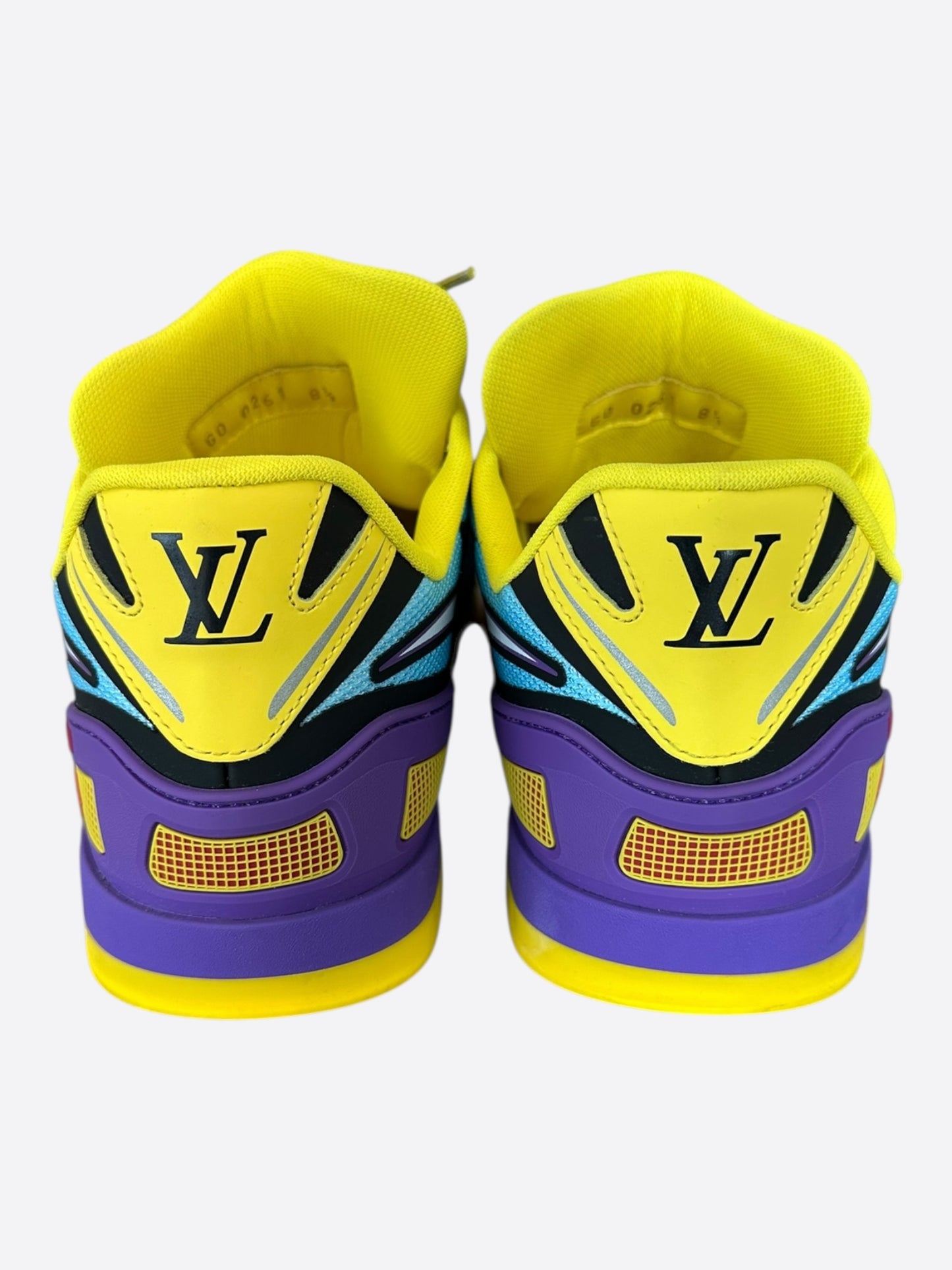 Louis Vuitton Yellow & Blue Sprint Sneakers
