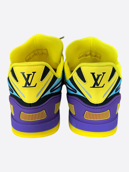 Louis Vuitton Yellow & Blue Sprint Sneakers