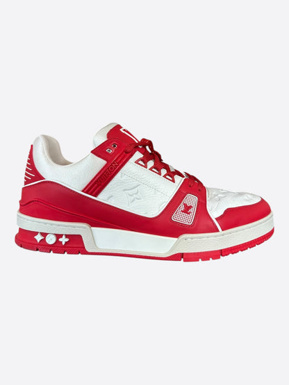 Louis Vuitton Product Red & White Monogram Trainers