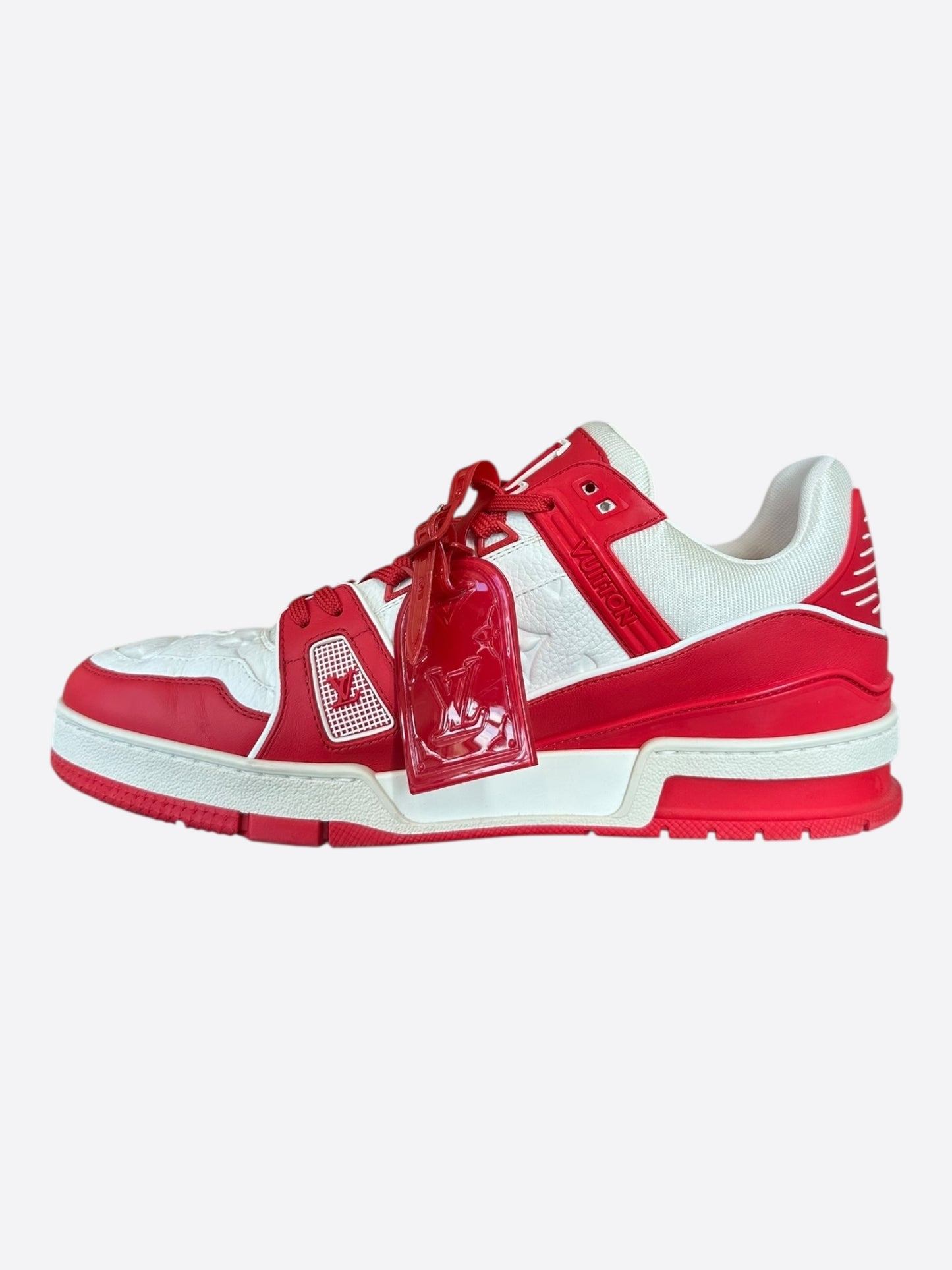 Louis Vuitton Product Red & White Monogram Trainers